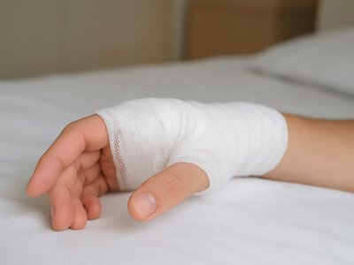 У Черкасах патрульні допомогли чоловіку з сильною кровотечею після падіння на паркан (ВІДЕО)