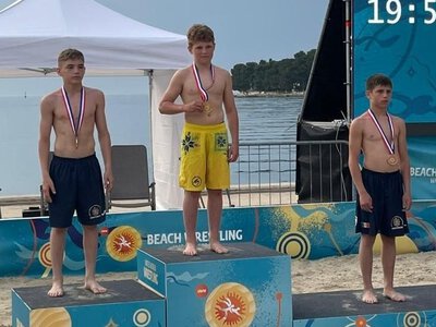 Юні спортсмени Херсонщини – призери чемпіонату Європи з пляжної боротьби