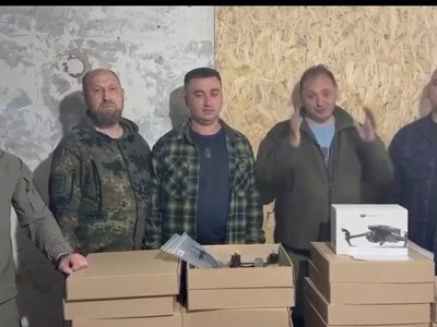 Франківська громада передала дрони для 91-го протитанкового батальйону