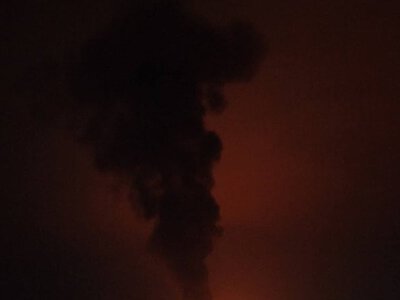 У Таганрозі внаслідок атаки дронів загорілась нафтобаза
