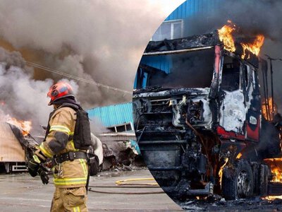 Російський дрон знищив відділення Нової пошти у Дніпрі: будівля вигоріла вщент