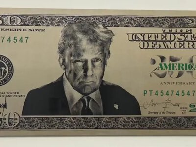 У США планують випускати 250-доларову купюру з портретом Трампа