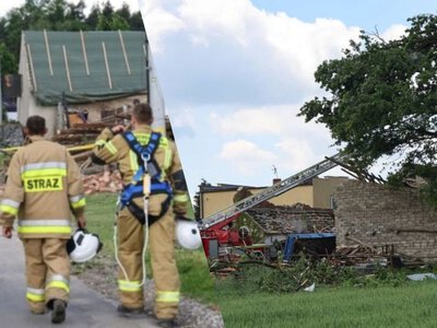 Сильний смерч на Заході Польщі зривав дахи й валив дерева