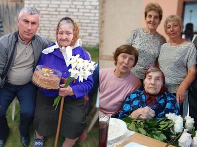 180 років на двох: у Старовижівській громаді привітали довгожительок