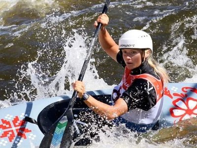 Вікторія Ус здобула срібло на етапі Кубка світу з веслувального слалому