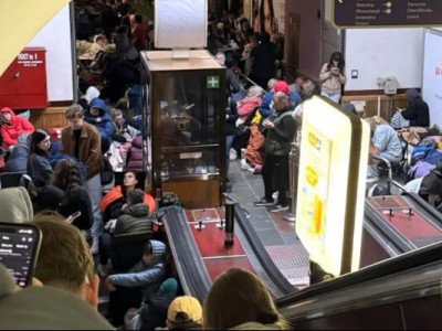 Під час атаки росії на Україну 2 червня киянам бракувало місця у метро для прихистку - Зеленська