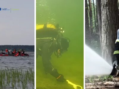 На Світязі рятувальники двох країн розгорнули масштабну спецоперацію
