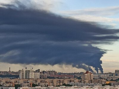 Стовпи диму: у Петербурзі дрони уразили нафтотермінал у день старту економічного форуму