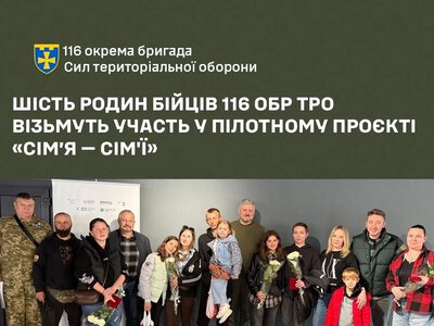 Три родини з Кременчука долучилися до міжнародного проєкту допомоги сім’ям військових