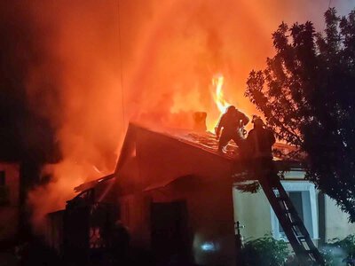 У Рівному під час пожежі в житловому будинку постраждав чоловік