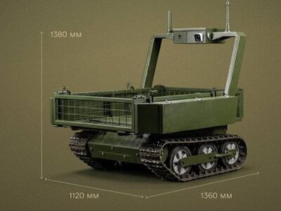 Міноборони: український роботизований медевак може вивезти з поля бою одночасно двох поранених