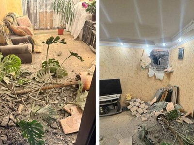 Росіяни атакували 9-поверхівку у Запоріжжі: Дрон пробив залізобетонну панель наскрізь