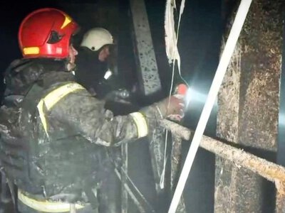 Внаслідок нічної атаки на Одещину спалахнула пожежа на стратегічному об’єкті