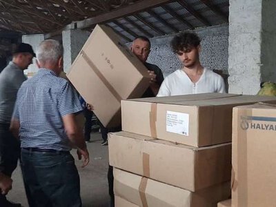 До Збаража прибула чергова фура гуманітарної допомоги з Бельгії
