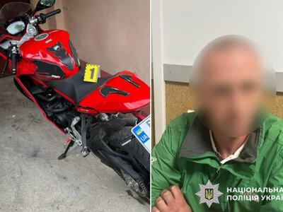 У Хмельницькому викрали елітний мотоцикл «Ducati Supersport»: злодія оперативно затримали