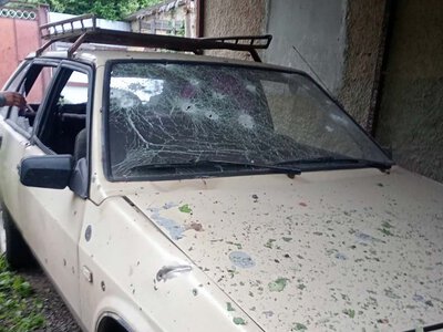 На Харківщині знову атаковані російськими дронами автівки