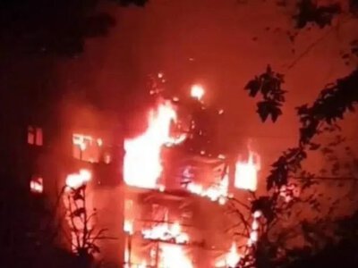 Квартира волонтерки з 25 котами згоріла після атаки РФ на багатоповерхівку в Херсоні