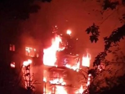  У багатоповерхівці після російської атаки зруйнована квартира волонтерки одного з херсонських притулків 