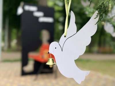 У Краматорську встановили інсталяцію до Дня пам’яті загиблих через агресію Росії дітей
