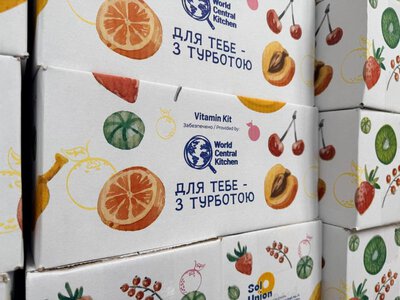У Краматорську роздали дві тисячі гуманітарних наборів для дітей від World Central Kitchen