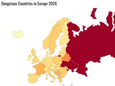 Рейтинг найнебезпечніших країн Європи у 2026 році: лідерство та позиція України