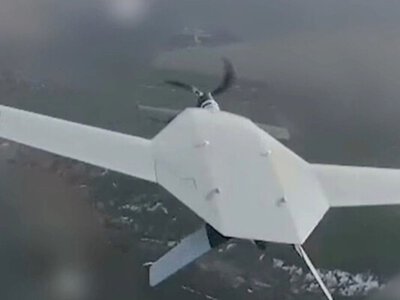 України збила дуже рідкісний російський дрон: з'явилося відео полювання