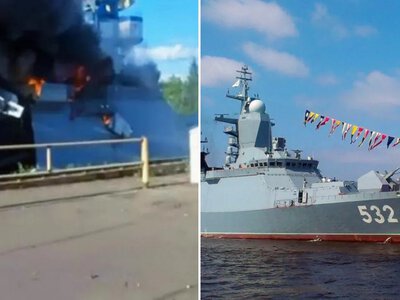 Україна рознесла російський корабель за $400 млн дроном за $55 тисяч, - ЗМІ 