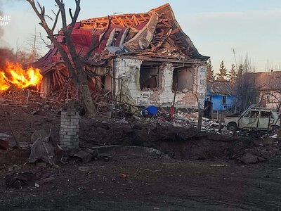 Нічна атака на Житомирщину: ворог ударив по логістичній інфраструктурі та приватних будинках на півночі області