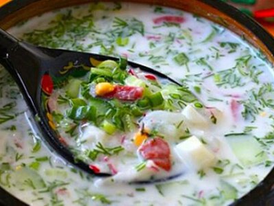 Окрошка По-царськи: густа, ароматна та освіжаюча - з гірчицею