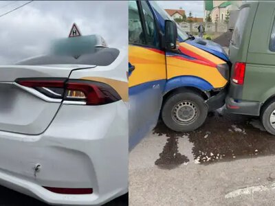 Собака зупинила рух: на Рівненщині сталася ДТП за участю 5 автомобілів