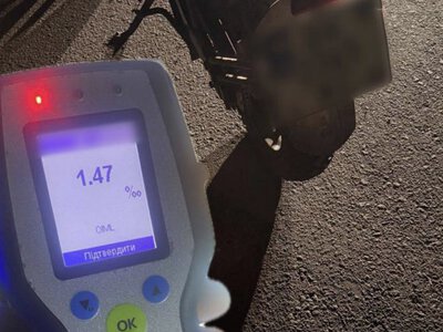 У комендантську годину на Рівненщині затримали пʼяного мотоцикліста