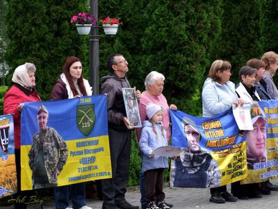У Шумську відбулася акція на підтримку бійців, які перебувають у полоні або вважаються зниклими безвісти
