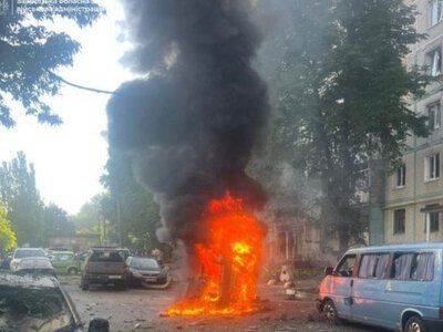 Російський безпілотник атакував Запоріжжя, є потерпіла