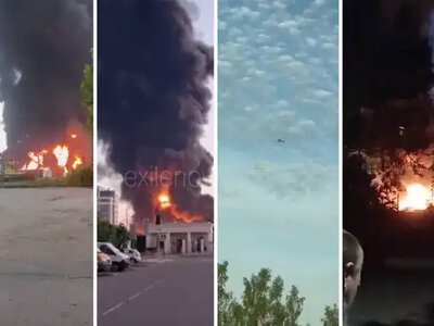 Масштабні атаки БпЛА охопили Росію від Балтики до Чорного моря