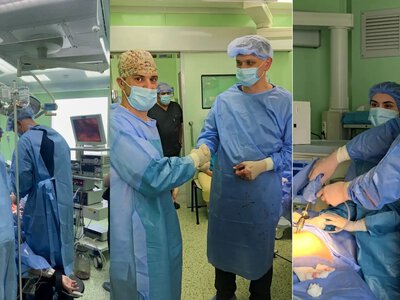 Гігантську заочеревинну кісту видалили пацієнтці з Рівненщини