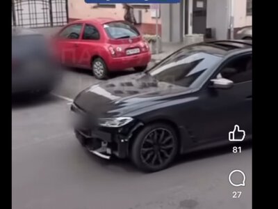 Центром Луцька каталися на BMW з гучною російською музикою: їх затримали (ВІДЕО)