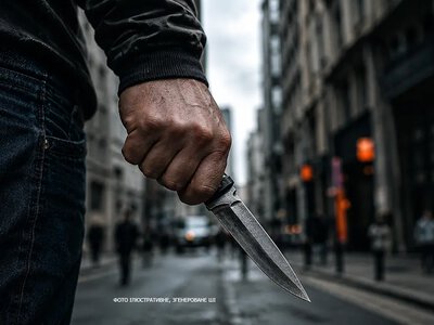 Погрожував перехожому ножем та кидався на копів: деталі затримання у Хмельницькому
