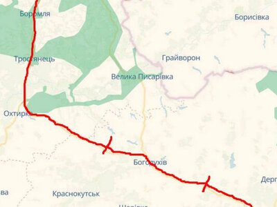 Росія зосередила атаки на сполученні між Харковом і Сумами