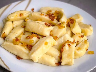 Клецки с картошкой по-домашнему