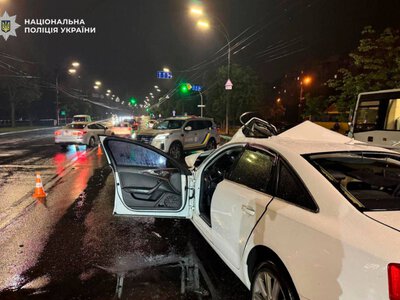 Знищене авто заблокувало рух транспорту: в Києві розслідують моторошну ДТП, - ФОТО