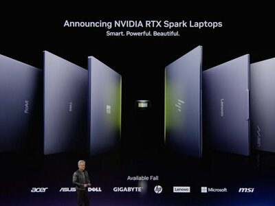 Які компанії першими випустять ноутбуки з новим процесором NVIDIA RTX Spark