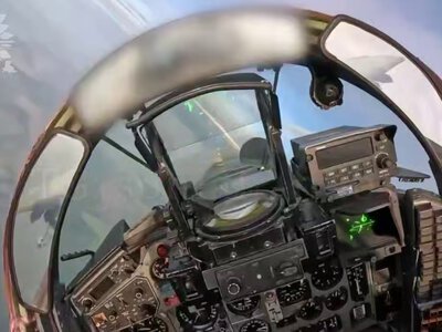 Пілот винищувача МіГ-29 показав ексклюзивні кадри знищення запущеної РФ повітряної цілі ракетою Р-73