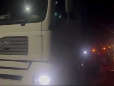 На трасі «Олександрівка – Миколаїв» зупинили вантажівку з перевантаженням більш ніж на 16 тонн