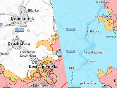 ЗСУ контратакували на Слов'янському напрямку та в районі Олександрівки: огляд і карти ISW