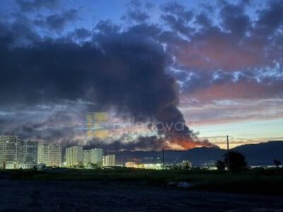 У Новоросійську після атаки дронів горить найбільший резервуарний парк комплексу Шесхарис