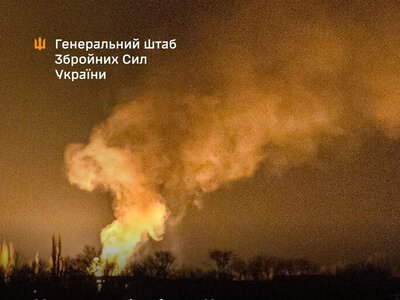 Генштаб підтвердив ураження одних з найбільших нафтобаз у Криму та пункту управління фсб