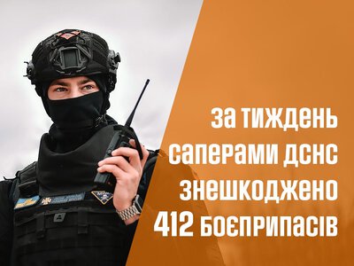 За тиждень на Харківщині вибухотехніки знищили понад 400 боєприпасів