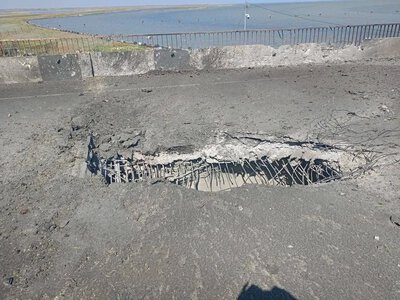 Окупанти відкрили реверсивний рух через Чонгар після атаки дронів