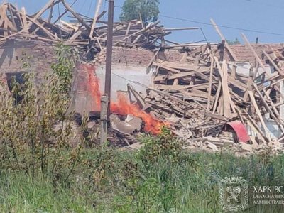 Ворожа армія здійснила масований обстріл Золочівській громаді Харківщини