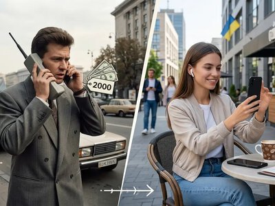 Як змінилася вартість мобільного зв’язку в Україні з 90-х років - На пенсії